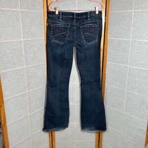 Silver Jeans Frances W30/L30 Dark Wash Low Rise Boot Cut Western‎ Women's